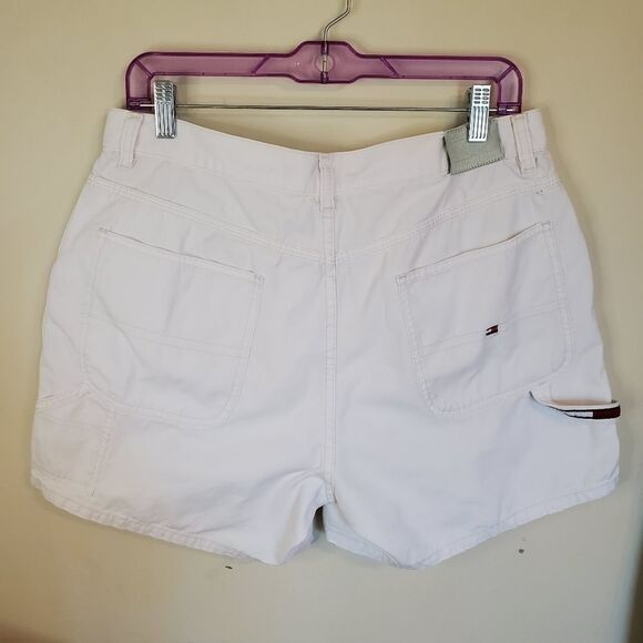 Vintage 90s Tommy Hilfiger White High Waisted Shorts - Picture 6 of 11